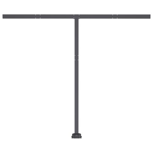 Freestanding Manual Retractable Awning – 300×250 cm, Blue and White