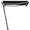 Freestanding Manual Retractable Awning – 300×250 cm, Anthracite
