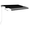 Freestanding Manual Retractable Awning – 300×250 cm, Anthracite