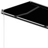 Freestanding Manual Retractable Awning – 300×250 cm, Anthracite