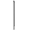 Manual Retractable Awning with Posts – 3×2.5 m, Blue and White