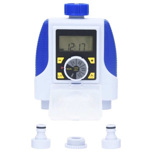 Electronic Dual Outlet Water Timer with Moisture Sensor