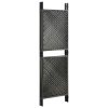 Fence Panel Poly Rattan 2.4×2 m Anthracite