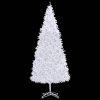 Artificial Christmas Tree with LEDs&Ball Set LEDs Green – 500×230 cm, White and Grey