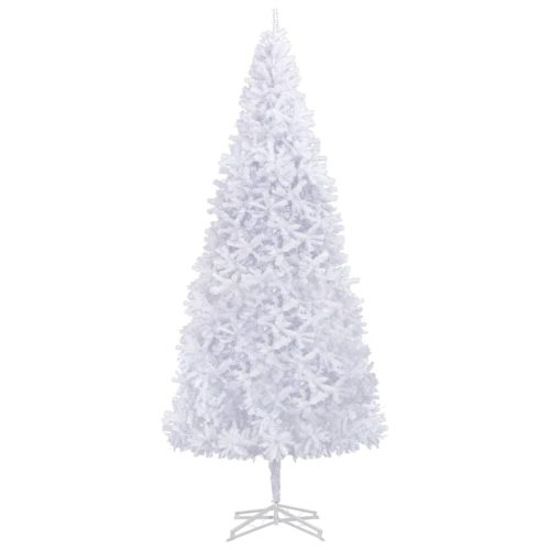Artificial Christmas Tree with LEDs&Ball Set LEDs Green – 500×230 cm, White and Grey