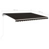 Automatic Retractable Awning – 400×300 cm, Anthracite
