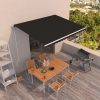 Automatic Retractable Awning – 400×300 cm, Anthracite