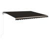 Automatic Retractable Awning – 400×300 cm, Anthracite