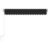 Automatic Retractable Awning – 400×300 cm, Anthracite
