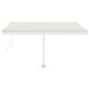 Freestanding Automatic Awning – 400×300 cm, Cream