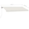 Freestanding Automatic Awning – 400×300 cm, Cream