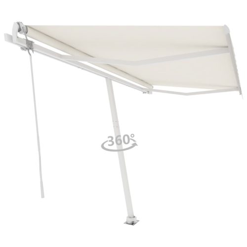 Freestanding Automatic Awning – 400×300 cm, Cream