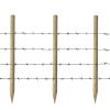 Fence Posts 6 pcs Wood 170 cm