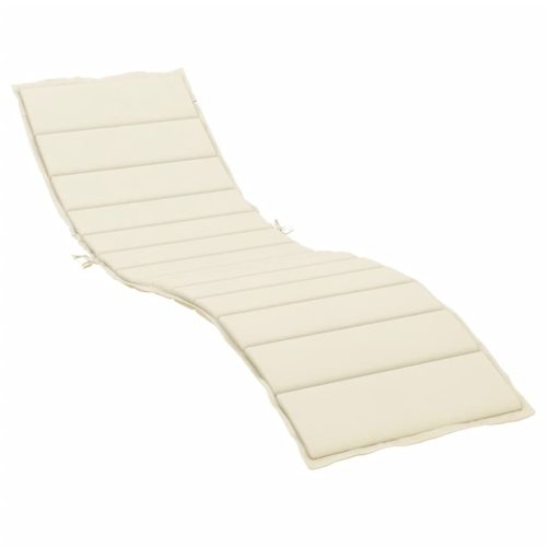 Sun Lounger Cushion Fabric – 200x50x3 cm, Cream