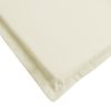 Sun Lounger Cushion Fabric – 200x50x3 cm, Cream