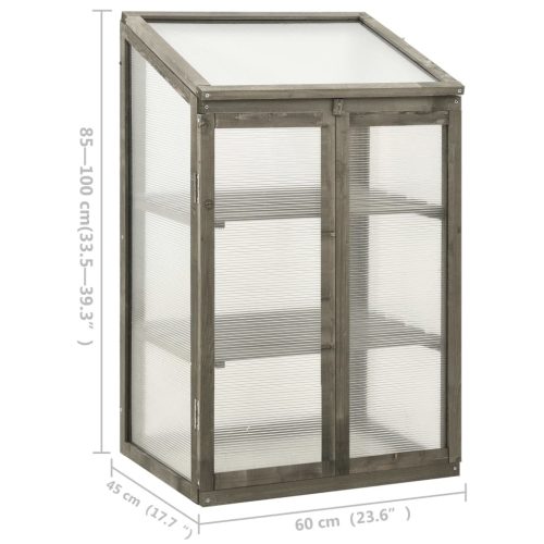 Greenhouse 60x45x100 cm Firwood – Green and White