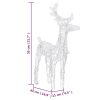 Christmas Reindeers 80 LEDs Acrylic – Cold White, 4