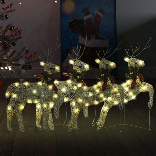 Christmas Reindeers Gold 40 LEDs – Gold, 4