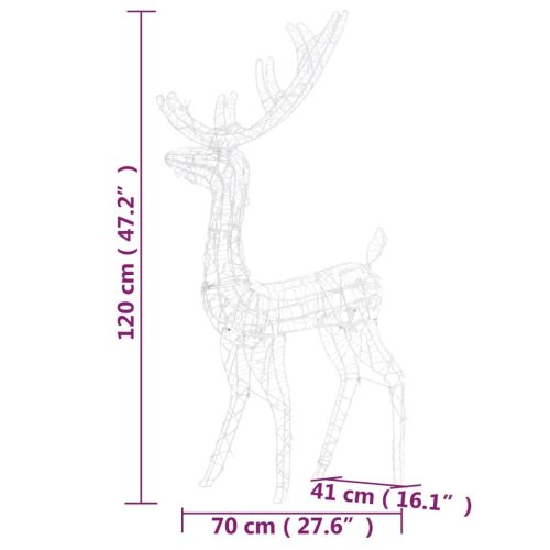 Reindeer Christmas Decoration LEDs Acrylic