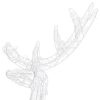 Reindeer Christmas Decoration LEDs Acrylic