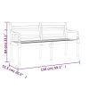 Batavia Bench 150 cm Solid Wood Teak