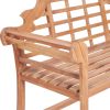 Garden Bench 127×58.5×92.5 cm Solid Wood Teak