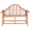Garden Bench 127×58.5×92.5 cm Solid Wood Teak