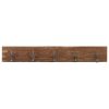 Hall Hanger with 5 Hooks 100×2.5×15 cm Solid Reclaimed Wood