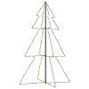Christmas Cone Tree 160 LEDs Indoor and Outdoor – 150×98 cm