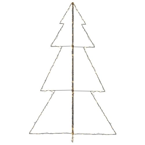 Christmas Cone Tree 160 LEDs Indoor and Outdoor – 180×118 cm, Warm White