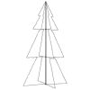 Christmas Cone Tree 160 LEDs Indoor and Outdoor – 220×120 cm, Warm White