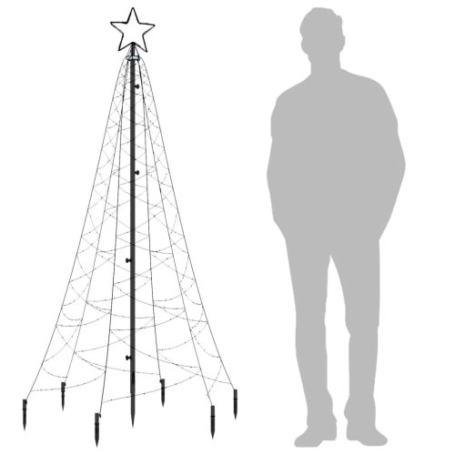Christmas Tree with Spike 200 LEDs 180 cm – Blue
