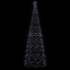 Christmas Cone Tree LEDs – 500×160 cm, Cold White