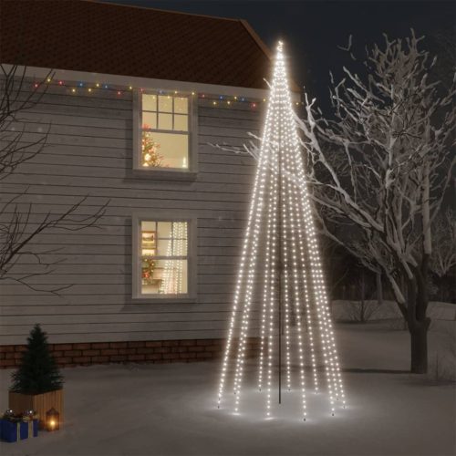 Christmas Tree with Spike LEDs – 500×160 cm, Cold White