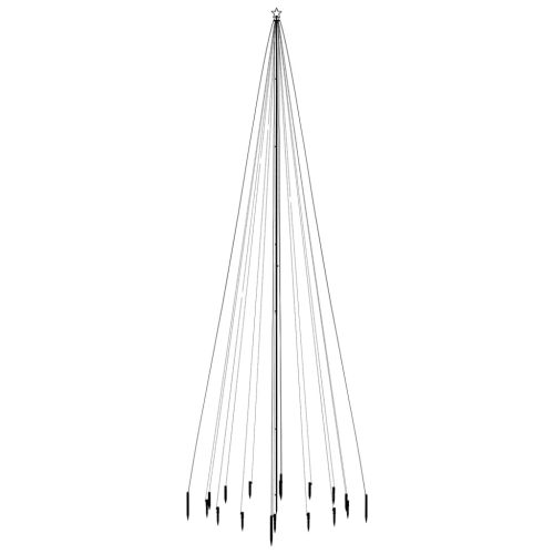 Christmas Tree with Spike LEDs – 800×230 cm, Warm White