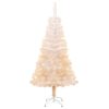 Artificial Christmas Tree with Iridescent Tips PVC – 150×80 cm, White