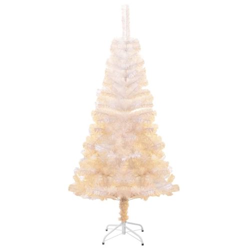 Artificial Christmas Tree with Iridescent Tips PVC – 150×80 cm, White