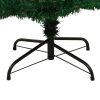 Swirl Christmas Tree with Pot and LEDs PVC – 150×80 cm, Green