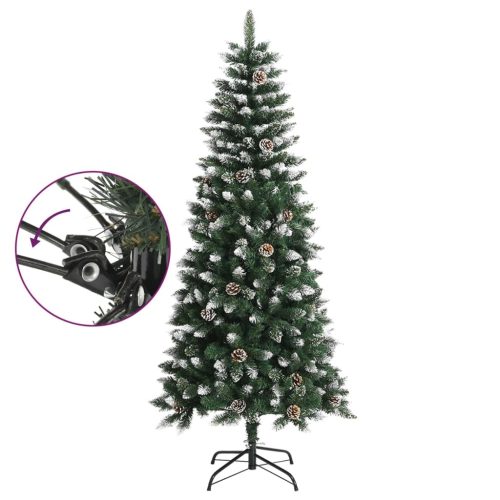 Artificial Christmas Tree with Stand Green PVC – 150×66 cm