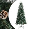 Artificial Christmas Tree with Stand Green PVC – 150×66 cm