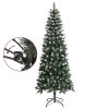 Artificial Christmas Tree with Stand Green PVC – 210×86 cm