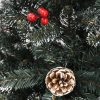 Artificial Christmas Tree with Stand Green PVC – 150×83.5 cm
