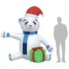 Christmas Inflatable Teddy Bear LED – 240 cm, Model 1