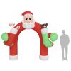 Christmas Inflatable Santa & Snowman Arch Gate LED – Model 5
