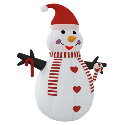 Inflatable Snowman with LEDs – 360 cm