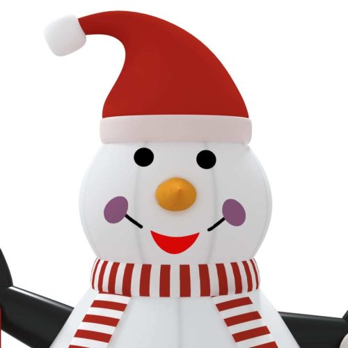 Inflatable Snowman with LEDs – 360 cm