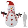 Inflatable Snowman with LEDs – 360 cm