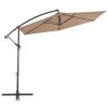 Cantilever Umbrella 3 m – Taupe