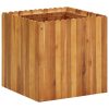 Garden Raised Bed Solid Acacia Wood – 50x50x50 cm
