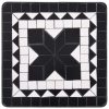 Mosaic Side Table Ceramic – Black